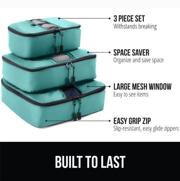 GORILLA GRIP 6 Set Packing Cubes - Picture 2 of 11